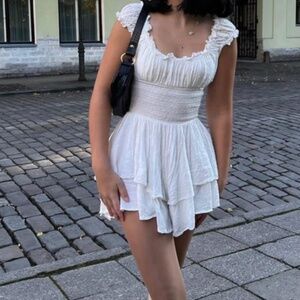 Princess Polly Love Galore Romper White 6